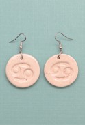 Cancer Ceramic Earrings